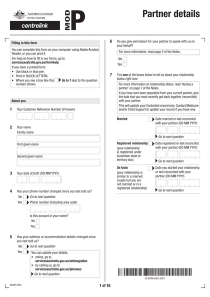mod-p form
